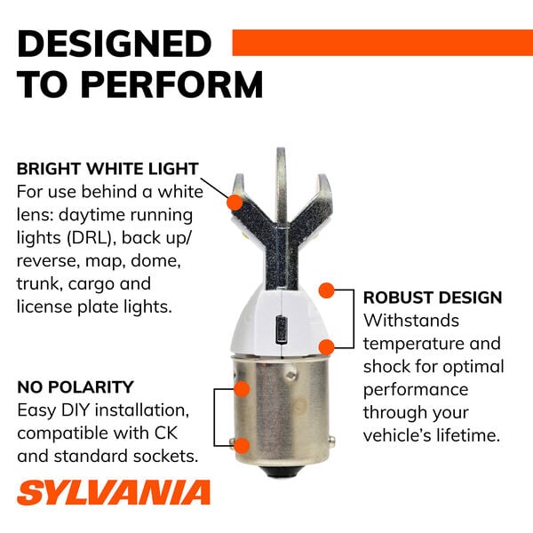 SYLVANIA 7506 WHITE ZEVO LED Mini, 2 Pack, , hi-res