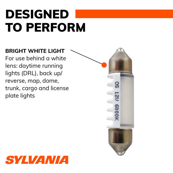 SYLVANIA 6418 WHITE SYL LED Mini Bulb, 1 Pack, , hi-res