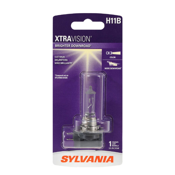SYLVANIA H11B XtraVision Halogen Headlight Bulb, 1 Pack, , hi-res