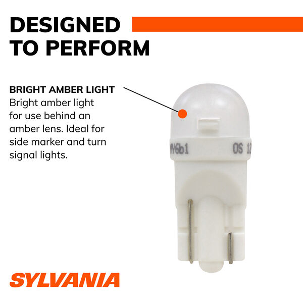 SYLVANIA 2827 AMBER SYL LED Mini Bulb, 1 Pack, , hi-res