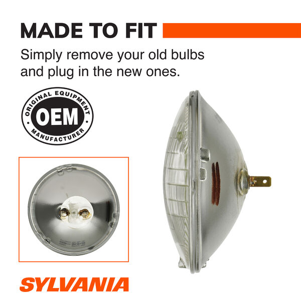 SYLVANIA H5001 XtraVision Sealed Beam Headlight, 1 Pack, , hi-res