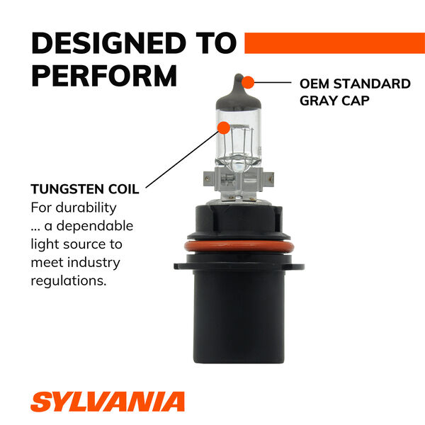 SYLVANIA 9004 Basic Halogen Headlight Bulb, 2 Pack, , hi-res