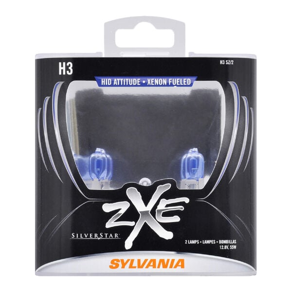 SYLVANIA H3 SilverStar zXe Halogen Fog Bulb, 2 Pack, , hi-res