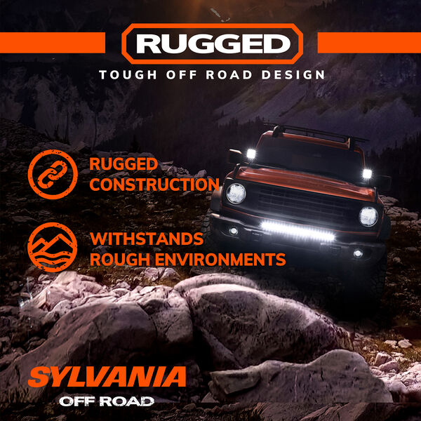 SYLVANIA Rugged 20 Inch LED Light Bar - Flood, , hi-res