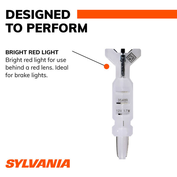 SYLVANIA 3047R RED SYL LED Mini Bulb, 2 Pack, , hi-res