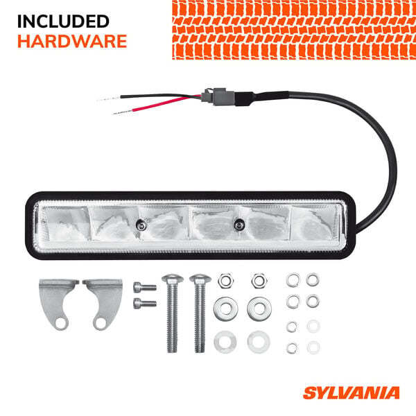 SYLVANIA Slim 7 Inch LED Light Bar - Spot, , hi-res