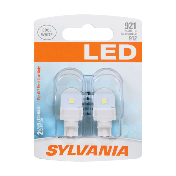 SYLVANIA 921 WHITE SYL LED Mini Bulb, 2 Pack, , hi-res