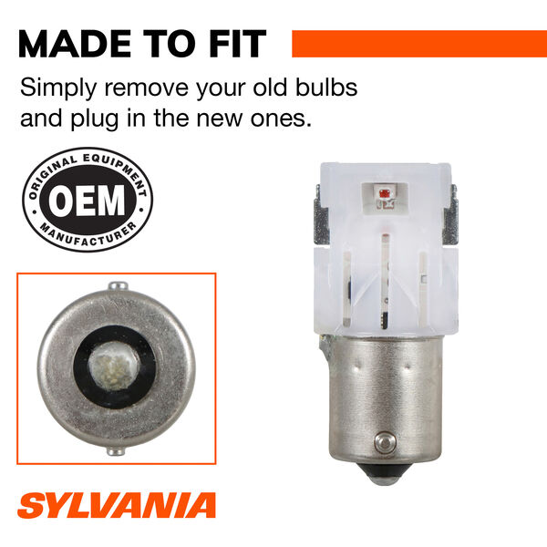SYLVANIA 7506R RED SYL LED Mini Bulb, 2 Pack, , hi-res