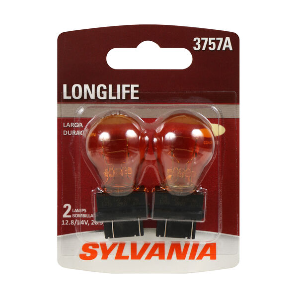 SYLVANIA 3757A Long Life Mini Bulb, 2 Pack, , hi-res
