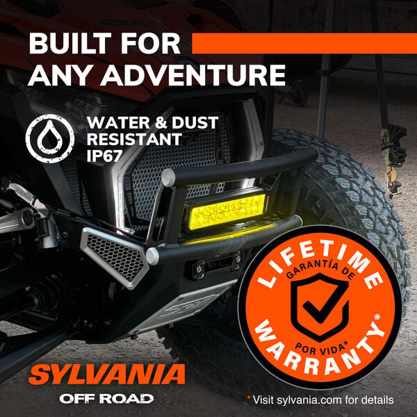SYLVANIA Ultra 10 Inch LED Light Bar - Yellow Combo, , hi-res