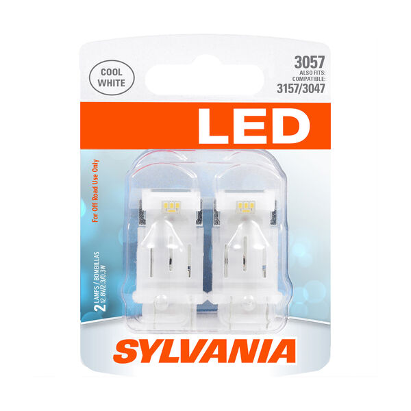 SYLVANIA 3057 WHITE SYL LED Mini Bulb, 2 Pack, , hi-res