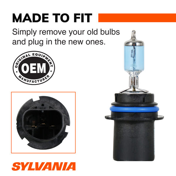 SYLVANIA 9007 SilverStar zXe Gold Halogen Headlight Bulb, 2 Pack, , hi-res