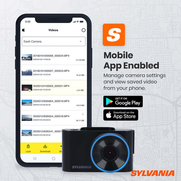 SYLVANIA Roadsight Plus Dash Camera, , hi-res