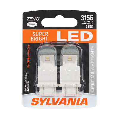 SYLVANIA 3156 WHITE ZEVO LED Mini, 2 Pack