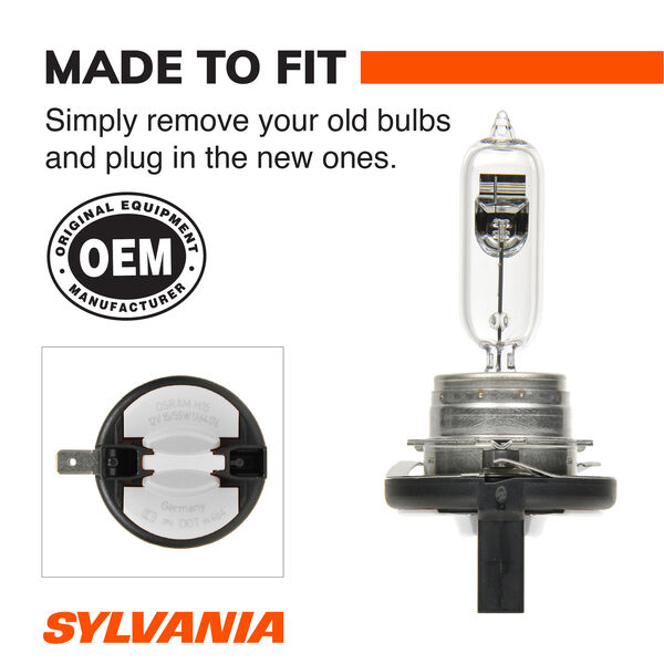 SYLVANIA H15 Basic Halogen Headlight Bulb, 1 Pack, , hi-res
