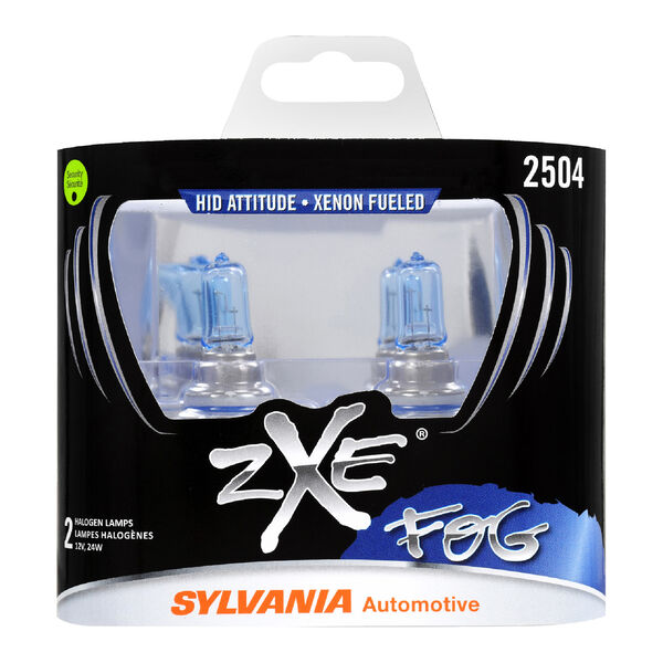 SYLVANIA 2504 SilverStar zXe Halogen Fog Bulb, 2 Pack, , hi-res