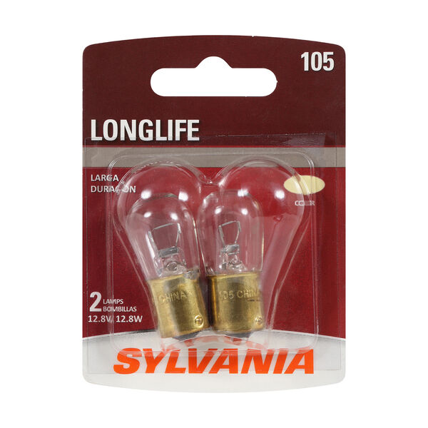 SYLVANIA 105 Long Life Mini Bulb, 2 Pack, , hi-res