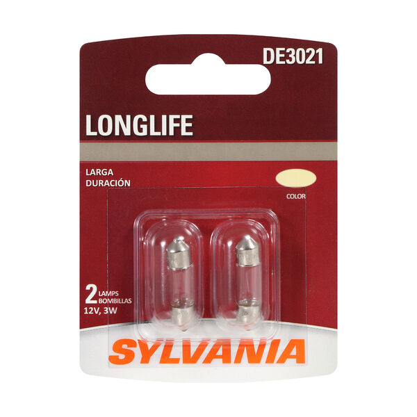 SYLVANIA DE3021 Long Life Mini Bulb, 2 Pack, , hi-res