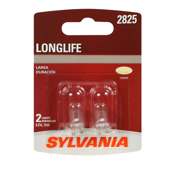 SYLVANIA 2825 Long Life Mini Bulb, 2 Pack, , hi-res