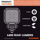 SYLVANIA Rugged 3 Inch LED Pod Cube - Flood, , hi-res