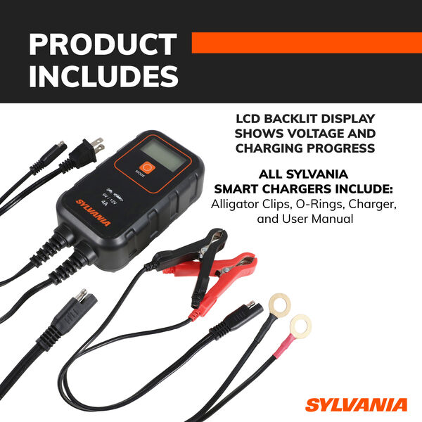 SYLVANIA Smart Charger - 4 Amp, , hi-res