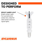 SYLVANIA 3157A AMBER SYL LED Mini Bulb Mini Bulb, 2 Pack, , hi-res