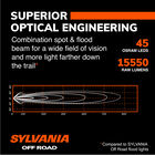 SYLVANIA Slim 50 Inch LED Light Bar - Combo, , hi-res