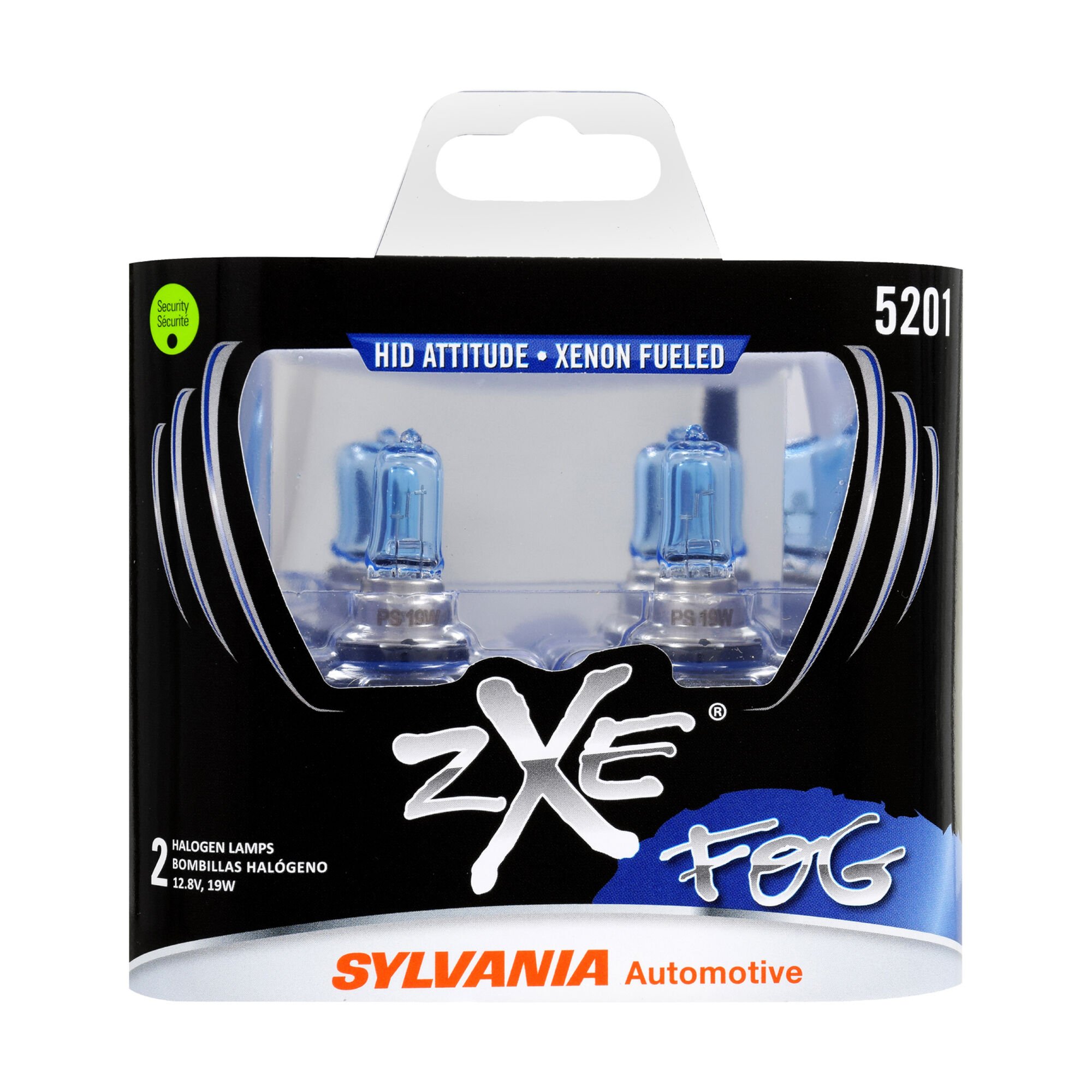 SYLVANIA 5201 SilverStar zXe Halogen Fog Bulb, 2 Pack