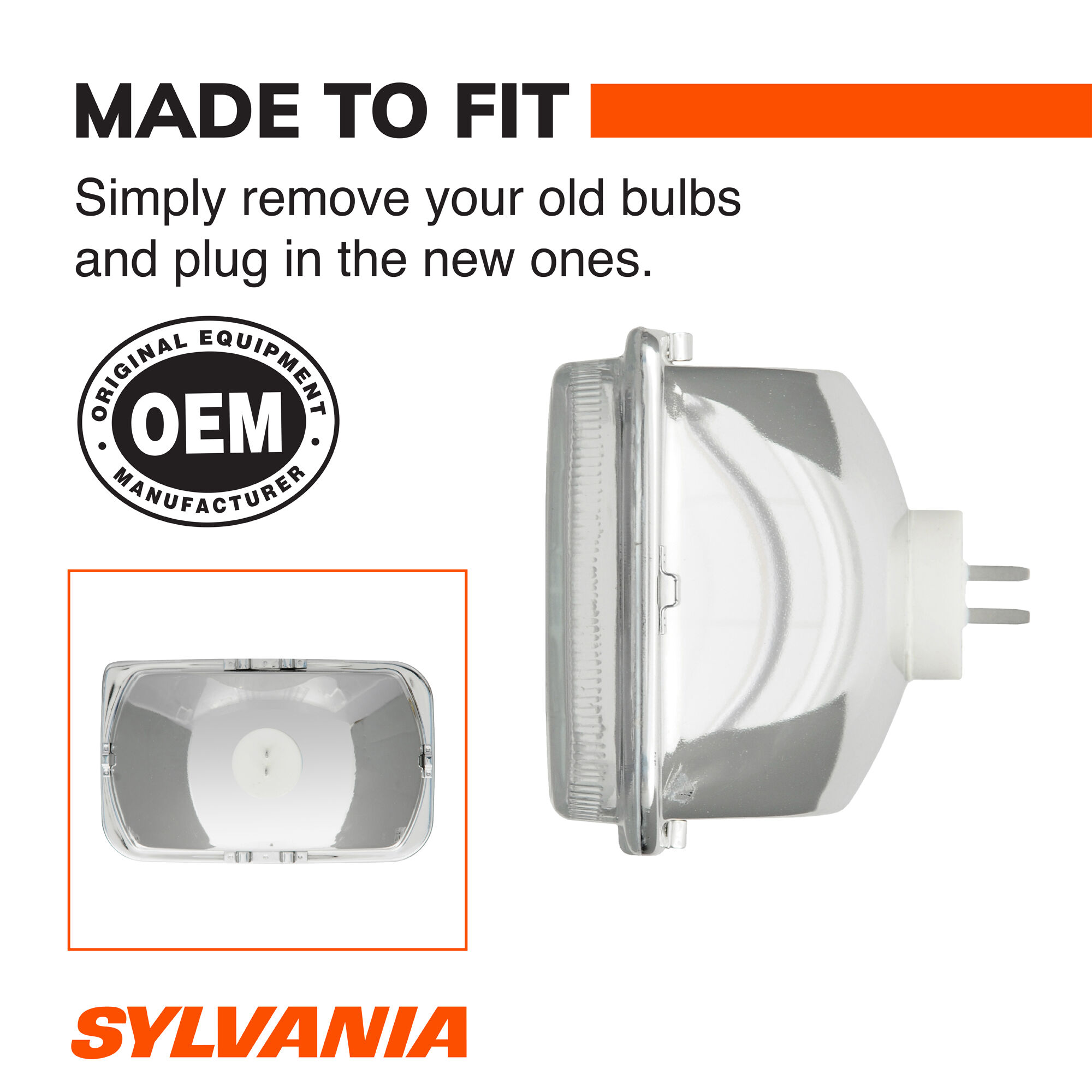 SYLVANIA H4701 XtraVision Sealed Beam Headlight, 1 Pack
