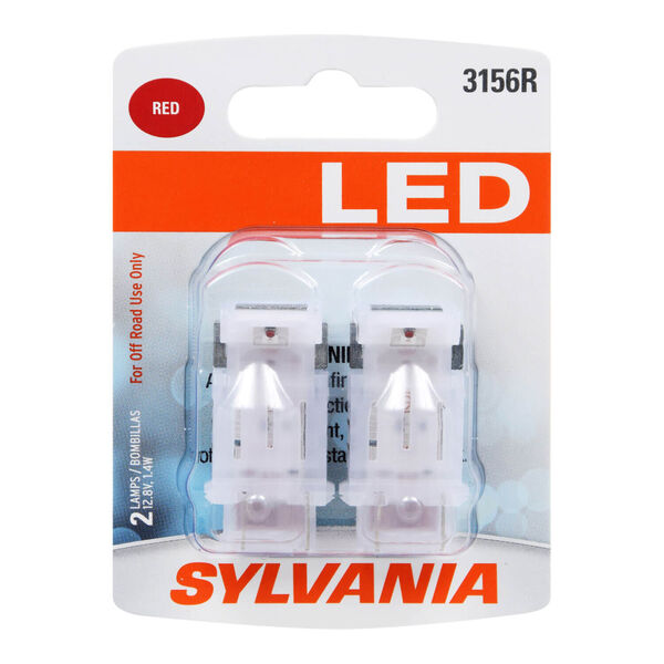 SYLVANIA 3156R RED SYL LED Mini Bulb, 2 Pack, , hi-res