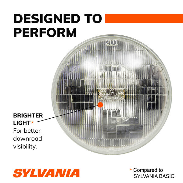 SYLVANIA H6024 XtraVision Sealed Beam Headlight, 1 Pack, , hi-res