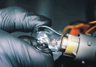 Which bulb is burnt out?