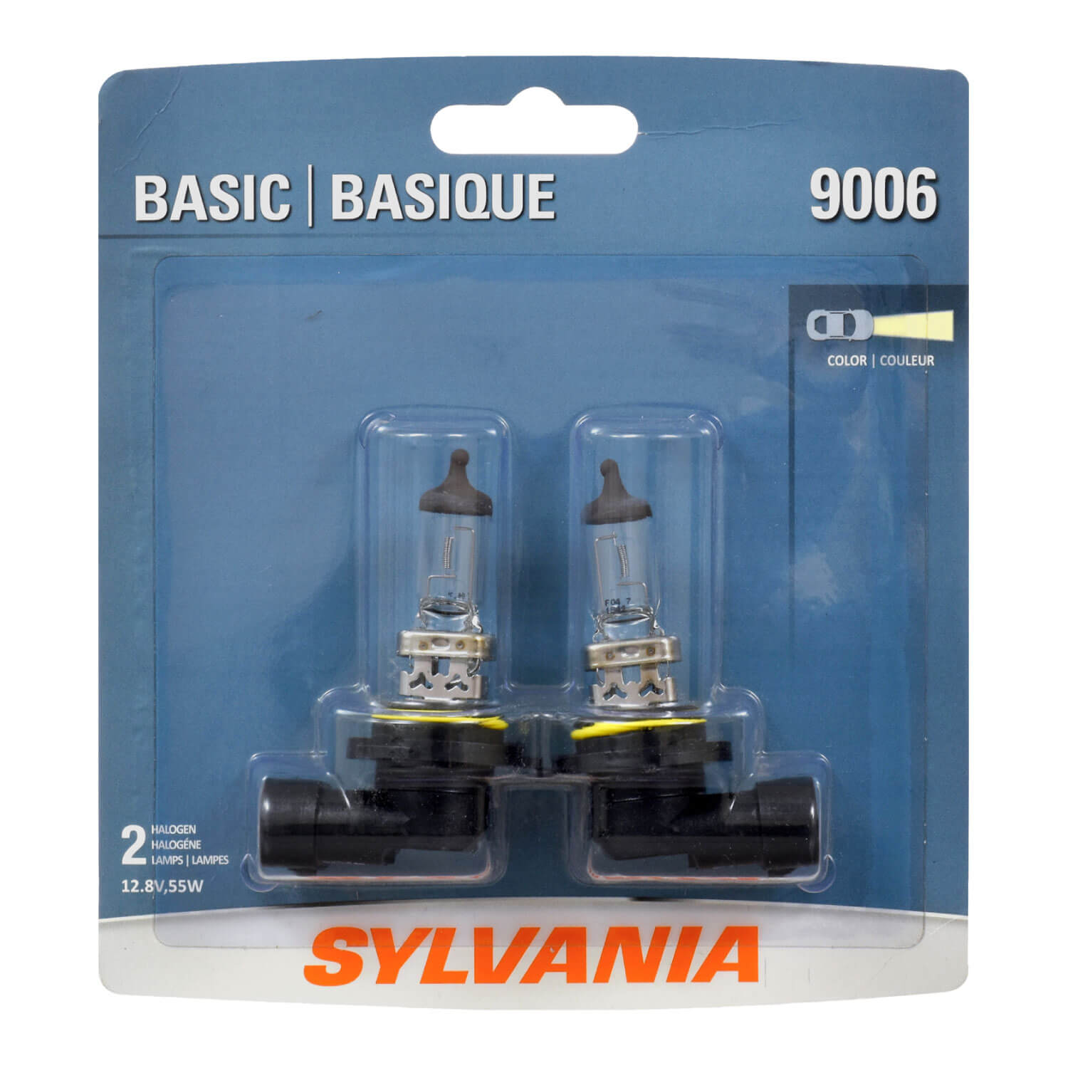 SYLVANIA 9006 Basic Halogen Headlight Bulb 2 Pack