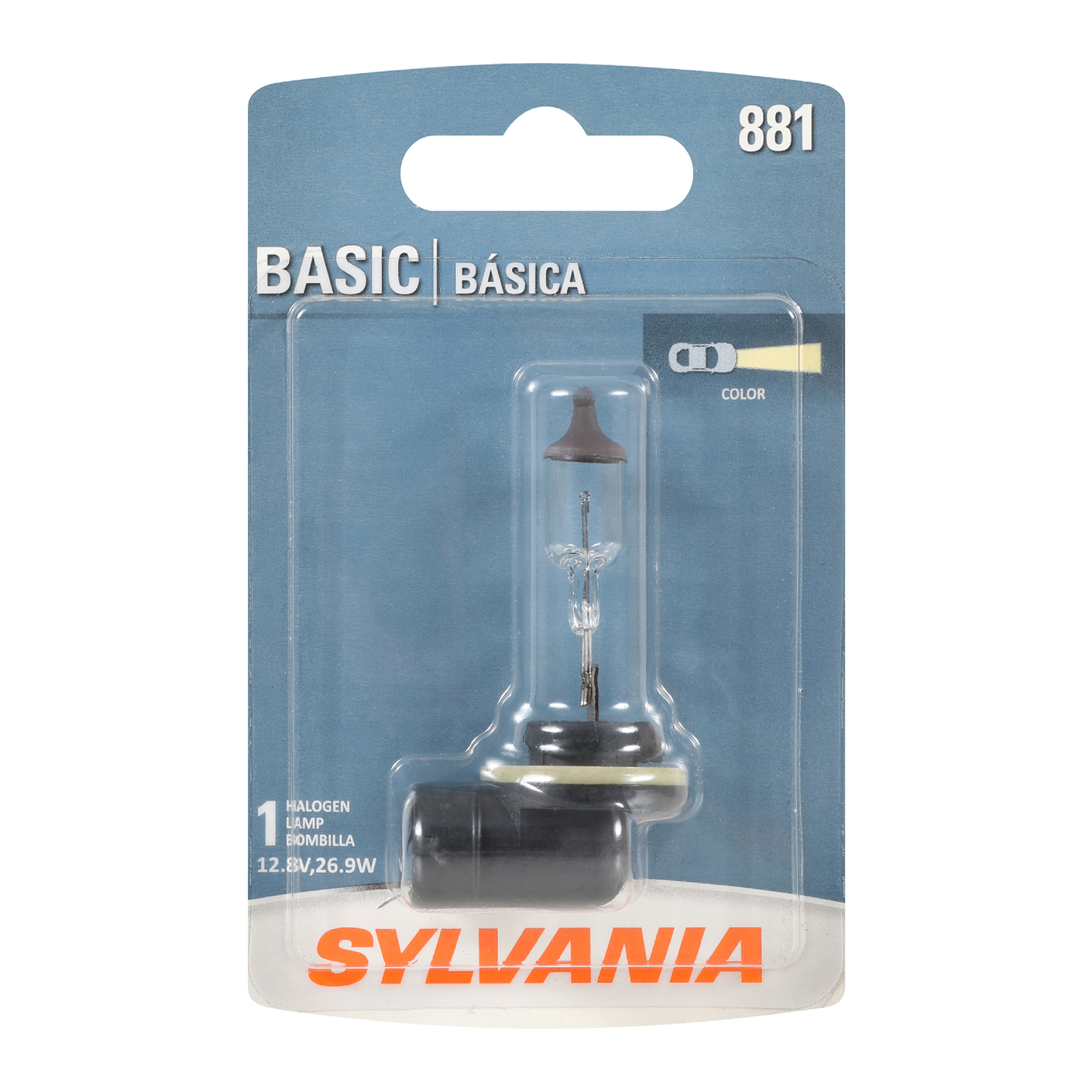 SYLVANIA 881 Basic Fog Bulb, 1 Pack