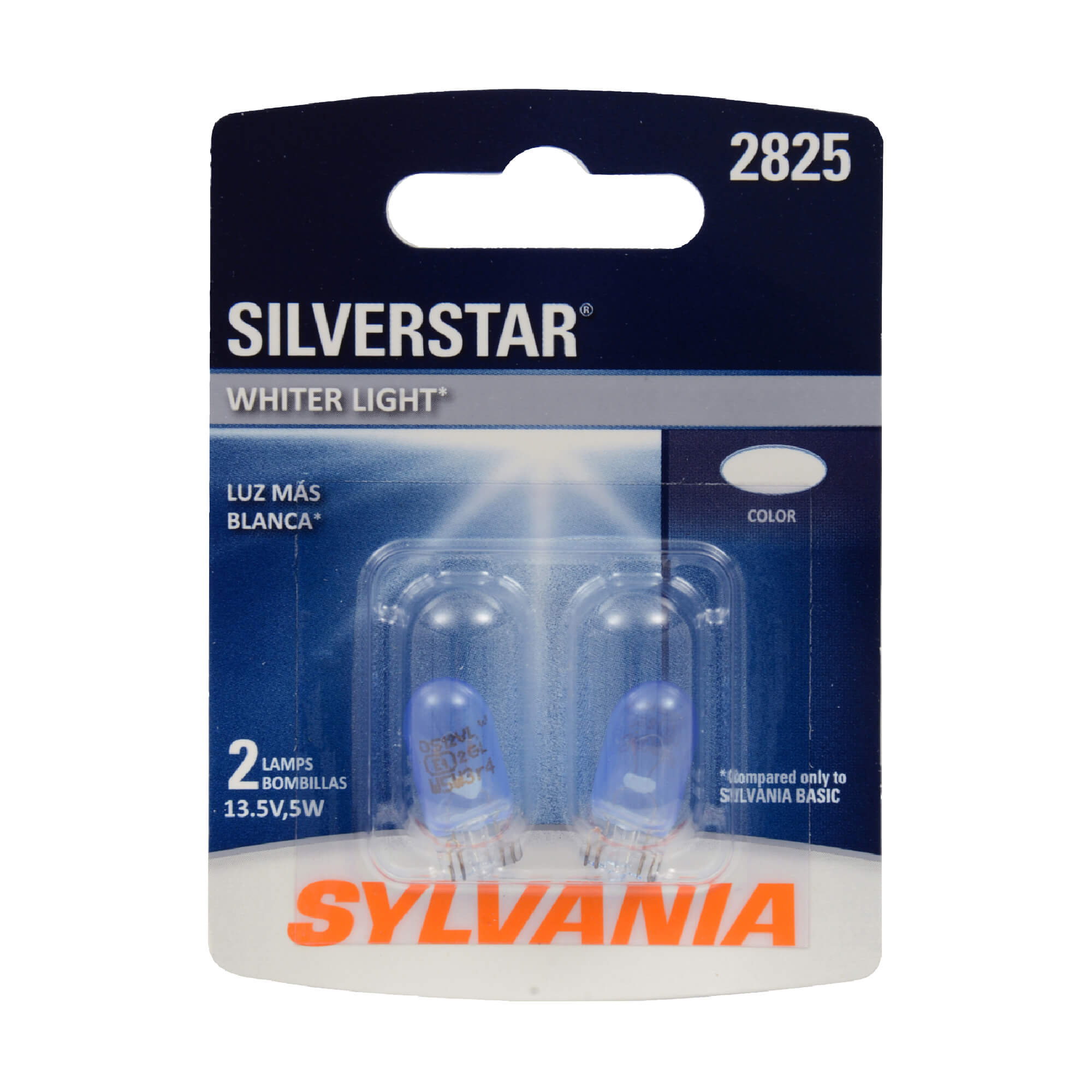 Contains 2 Bulbs SYLVANIA 2825 Basic Miniature Bulb, 