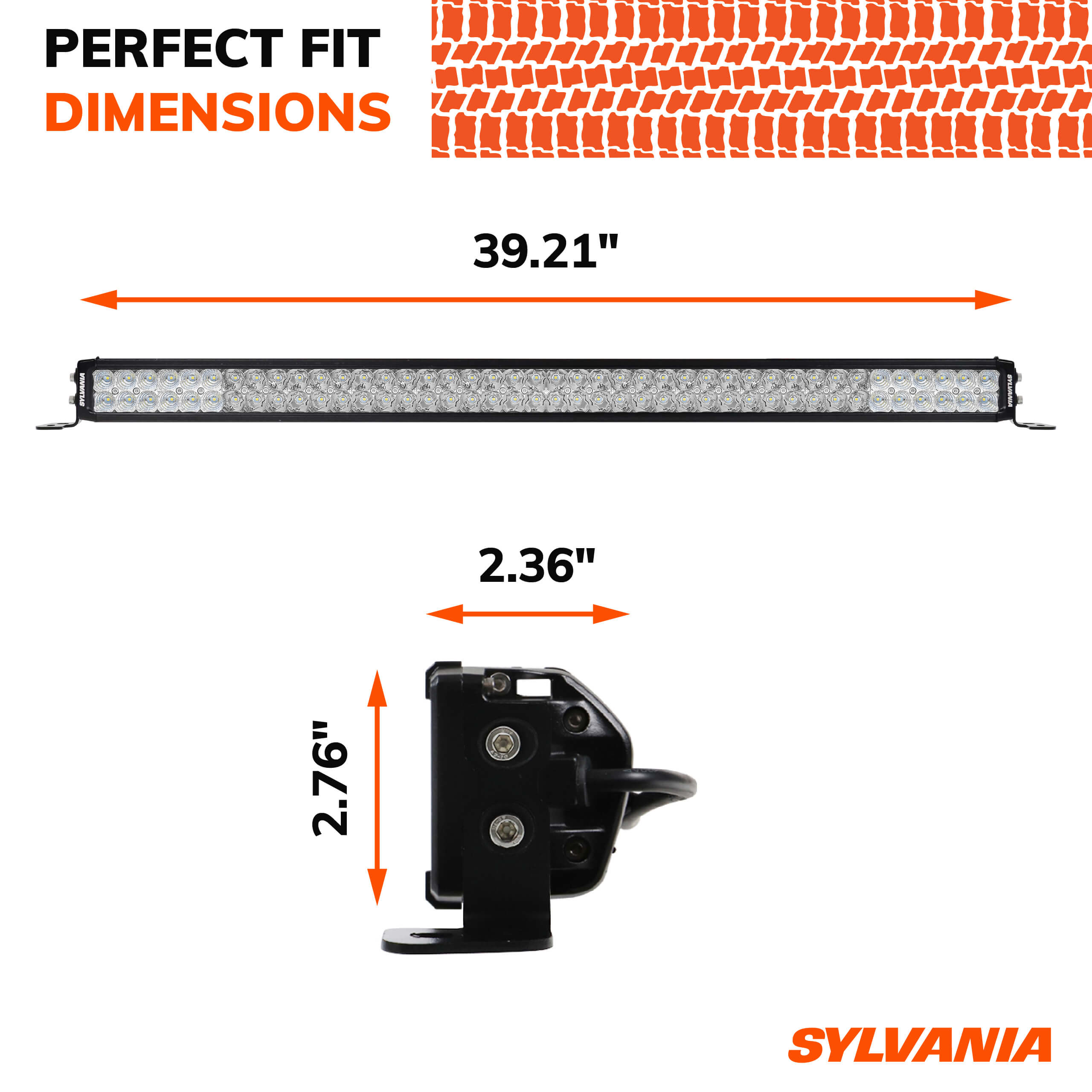 SYLVANIA Ultra 40 Inch LED Light Bar Combo