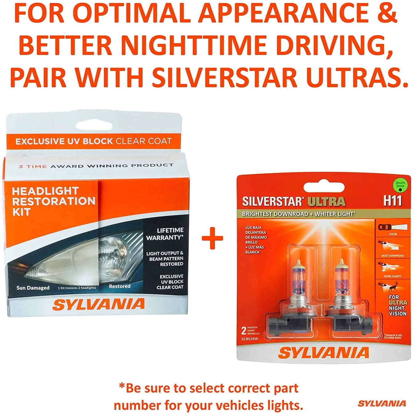 SYLVANIA Headlight Restoration Kit