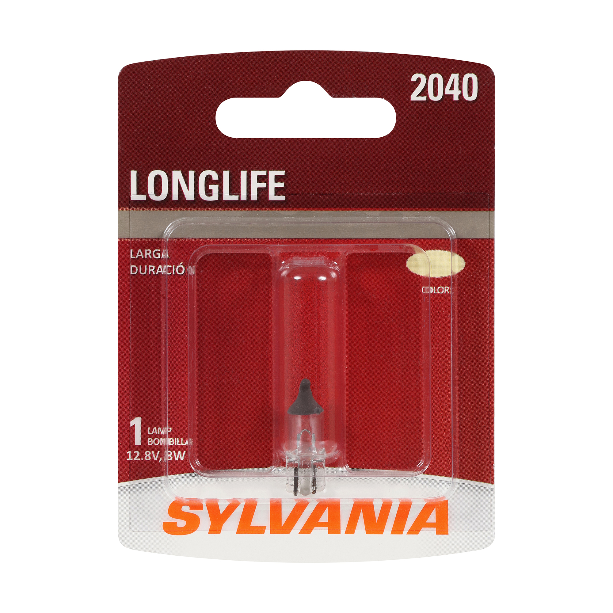 SYLVANIA 2040 Long Life Mini Bulb, 1 Pack