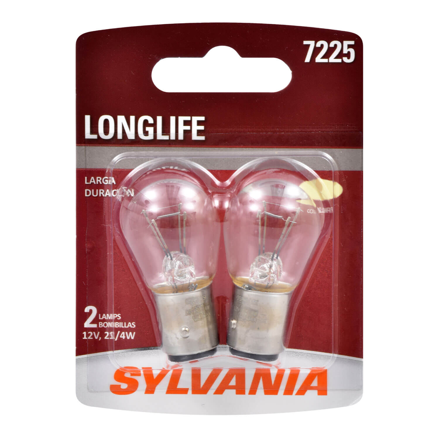 SYLVANIA 7225 Long Life Mini Bulb, 2 Pack