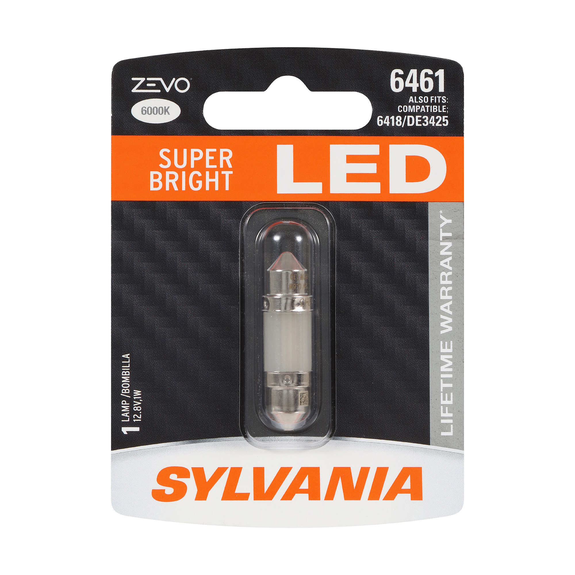 SYLVANIA 6461 WHITE ZEVO LED Mini, 1 Pack