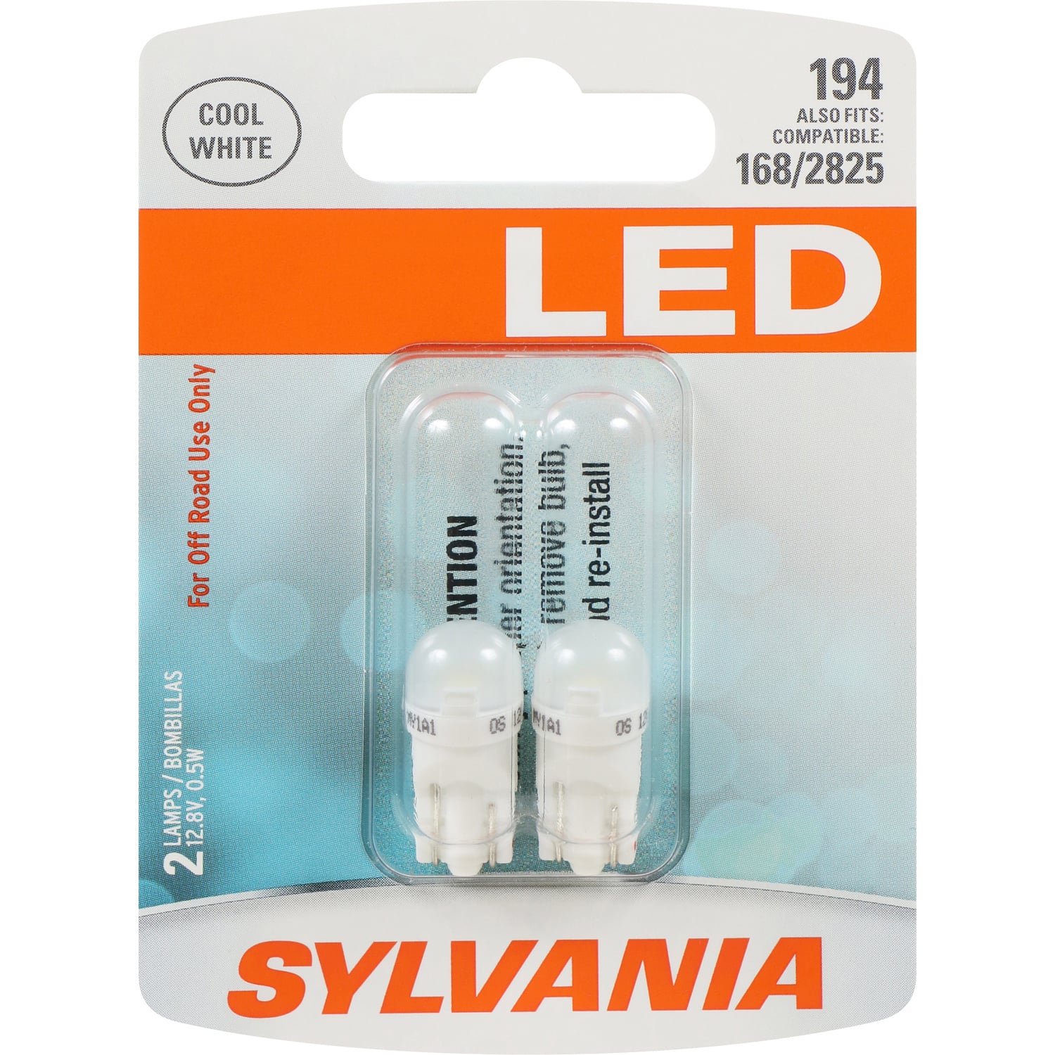 SYLVANIA 194 WHITE SYL LED Mini Bulb, 2 Pack
