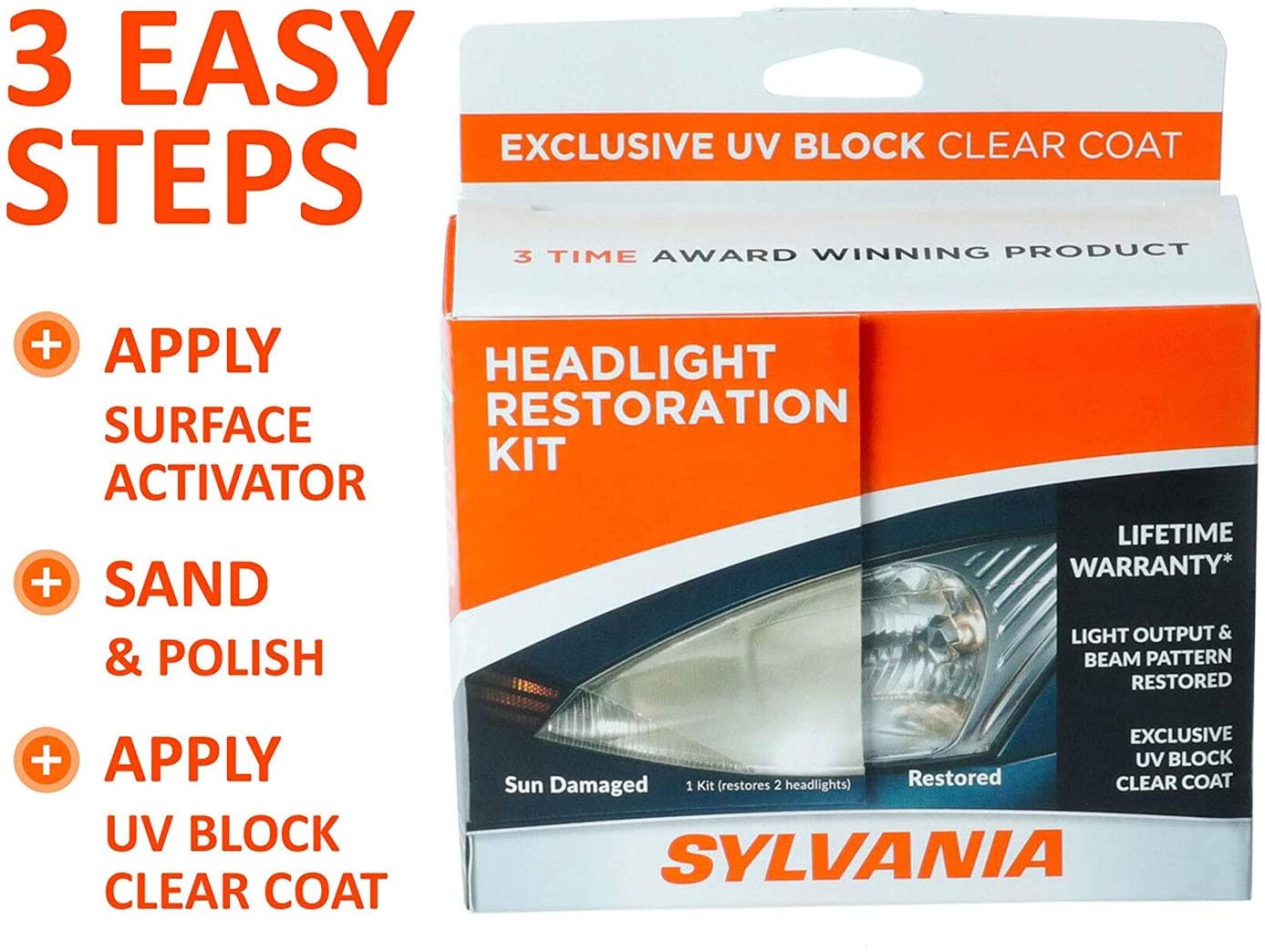 SYLVANIA Headlight Restoration Kit