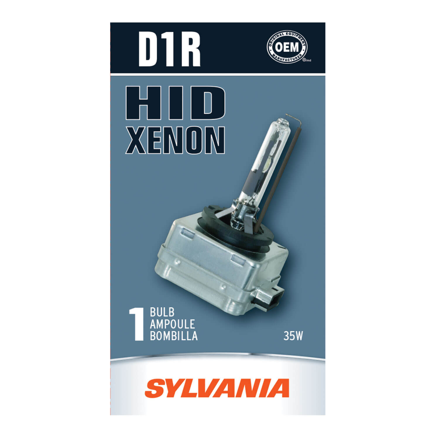 SYLVANIA D1R Basic HID Headlight Bulb, 1 Pack