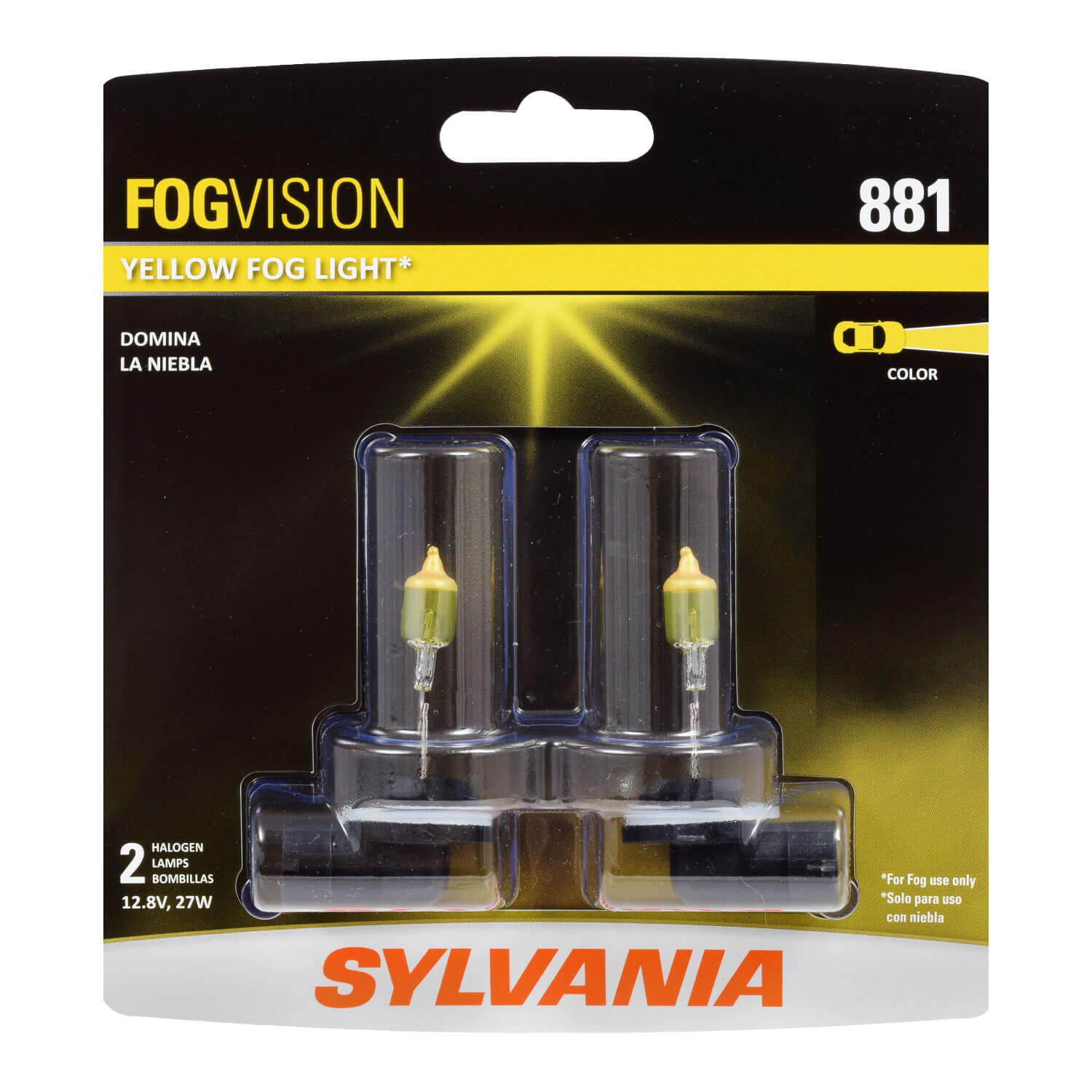 SYLVANIA 881 FogVision Fog Bulb 2 Pack